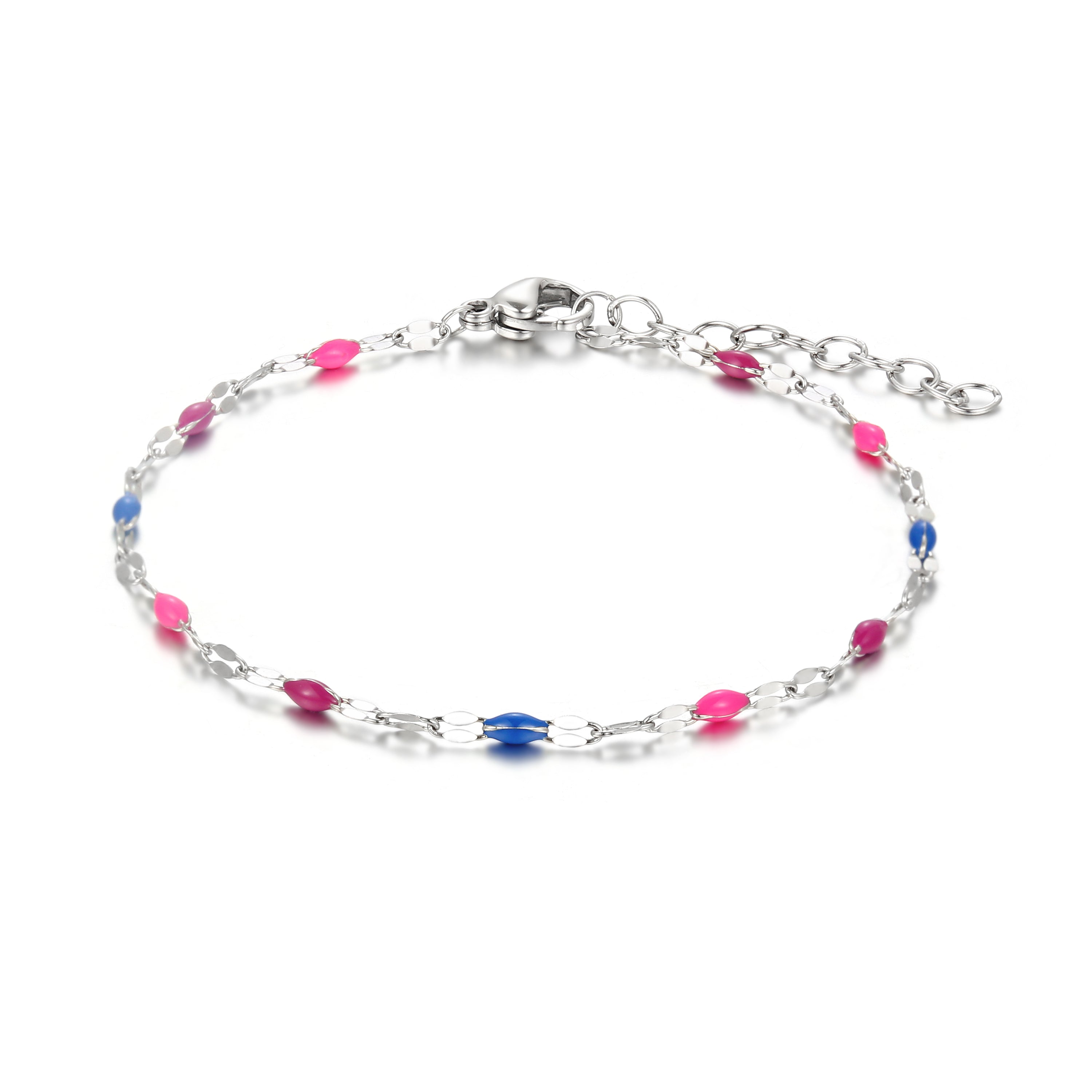 Bi hotsell Pride Gemstone and sterling silver bracelet