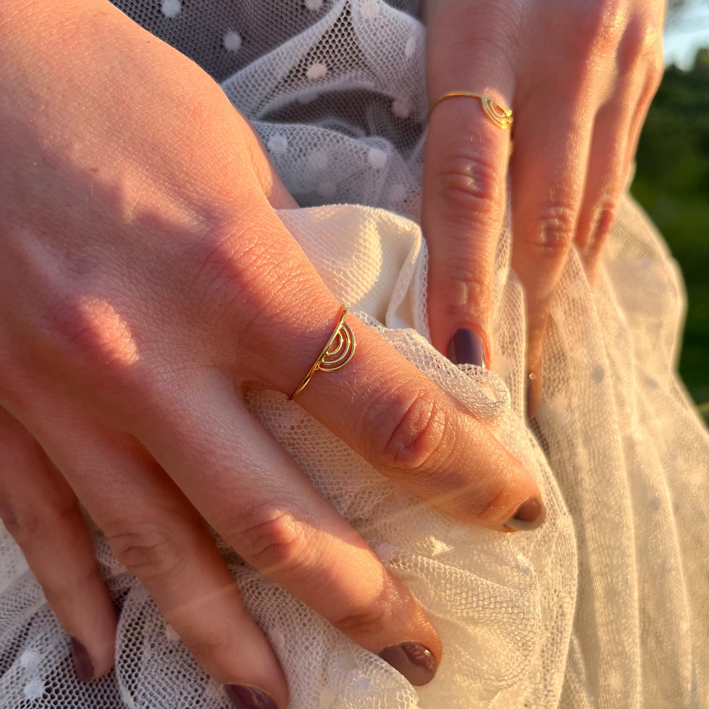 Dainty Rainbow Ring