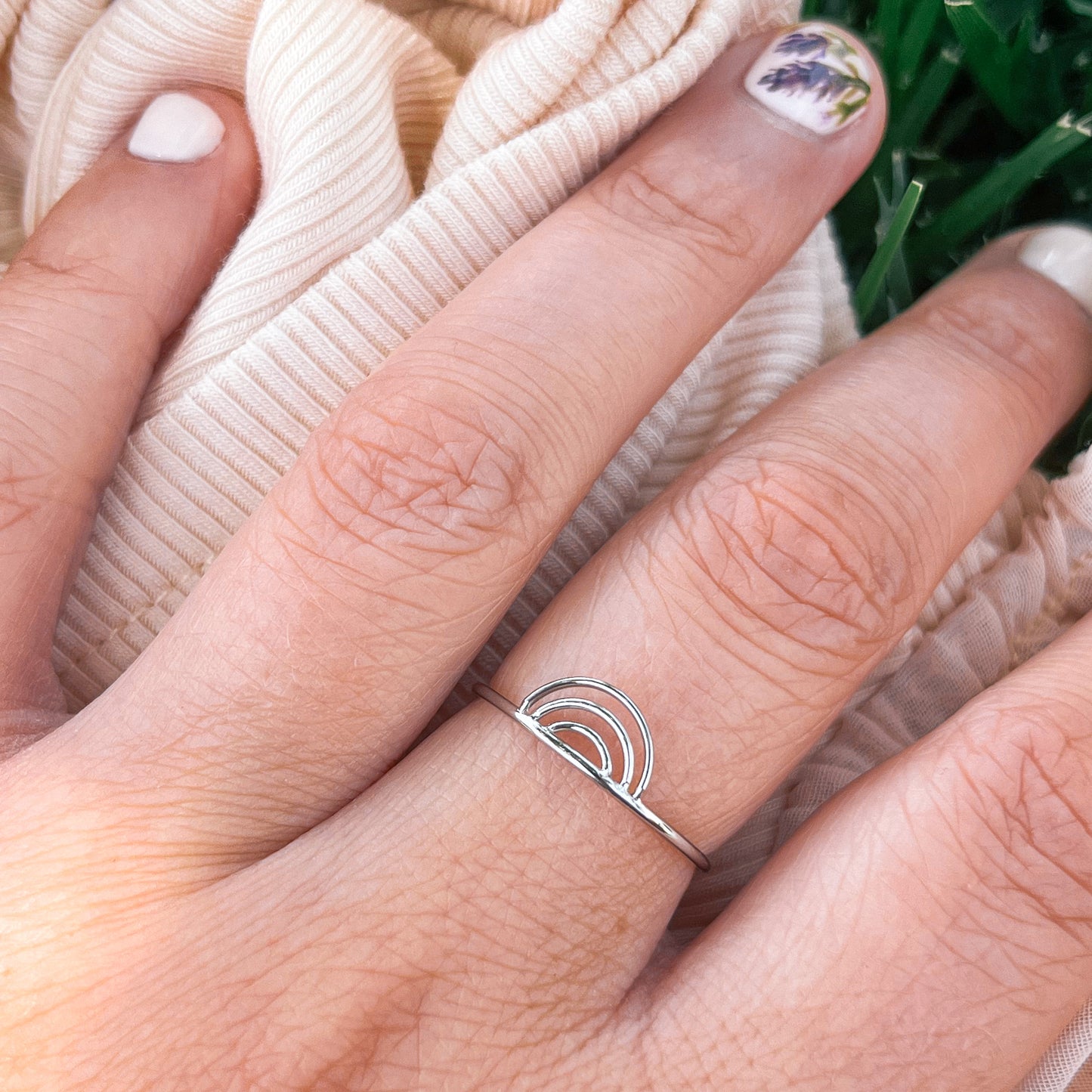 Dainty Rainbow Ring