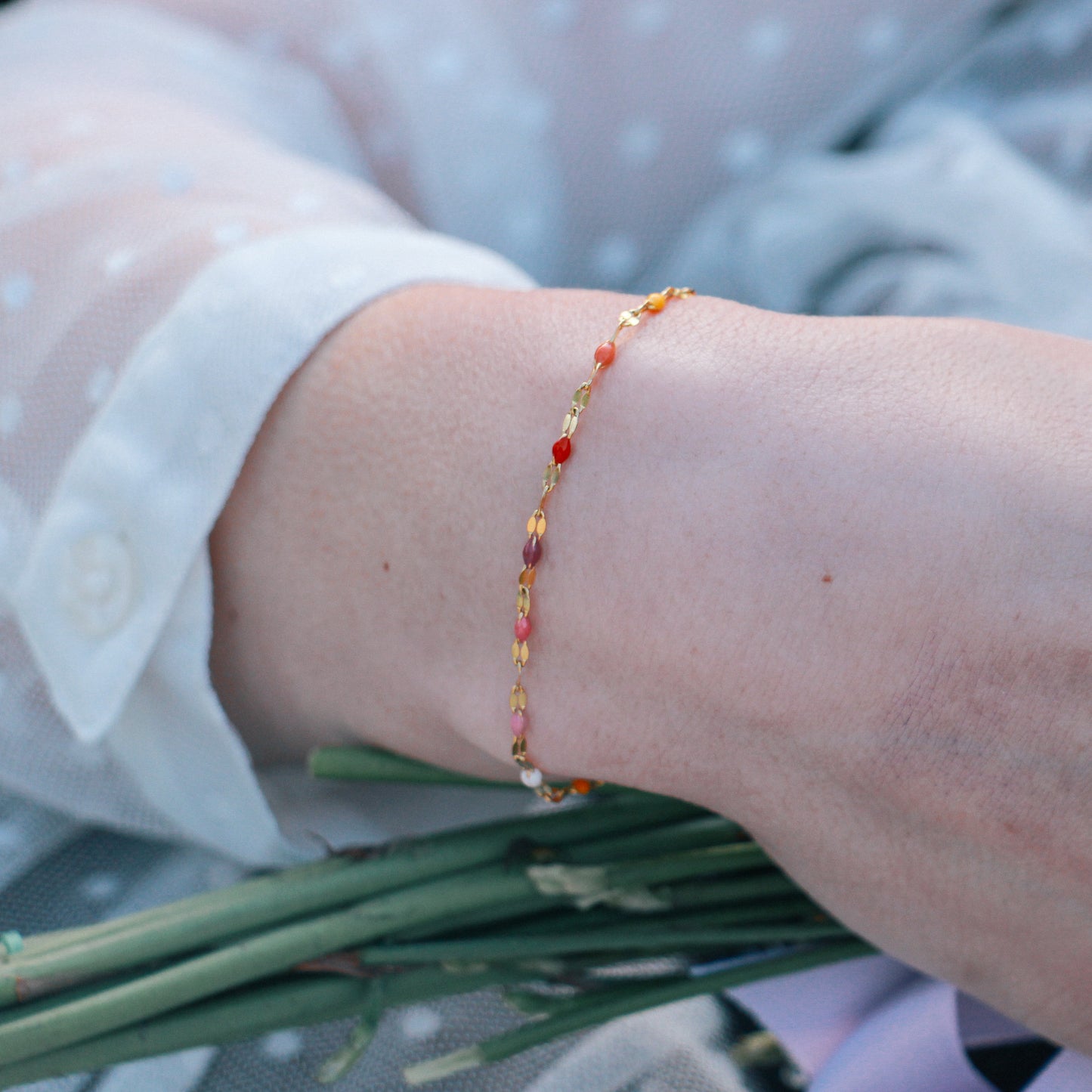 Lesbian Pride Bracelet