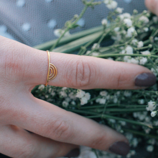 Dainty Rainbow Ring